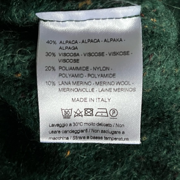 Men’s Alpaca/Wool Turtleneck Sweater - Picture 3 of 3